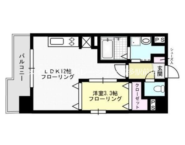 レジディア博多東 間取り