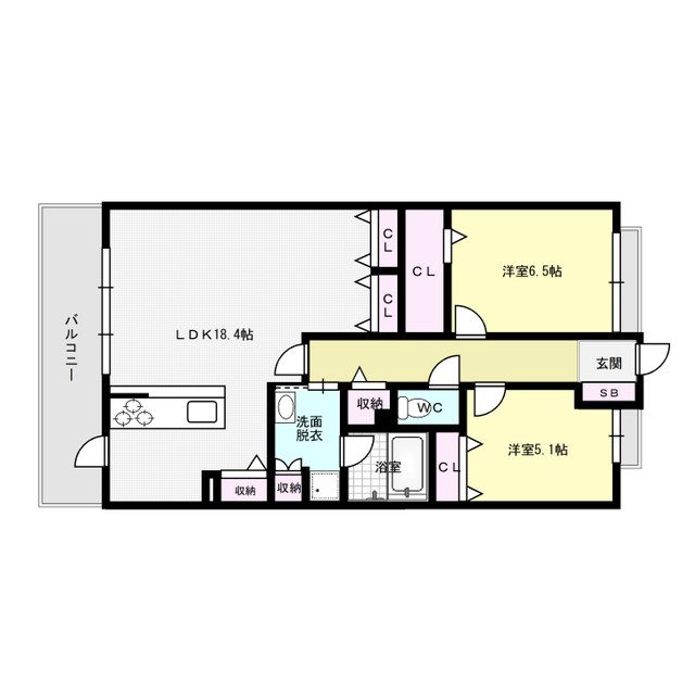 レジア赤坂テラス 間取り