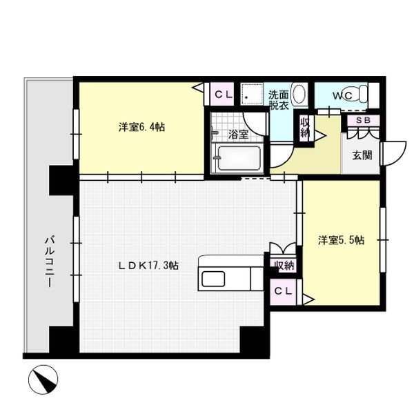 ボヌール博多 間取り