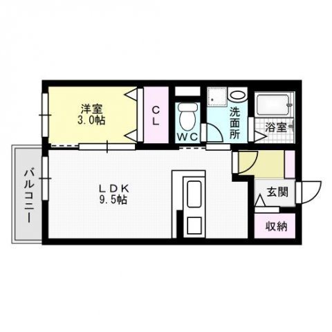 コンフォール松山 間取り
