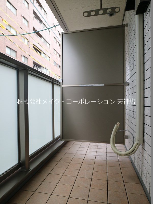 プリンシズコート渡辺通 ベランダ