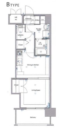 サンネストピア箱崎駅前 間取り