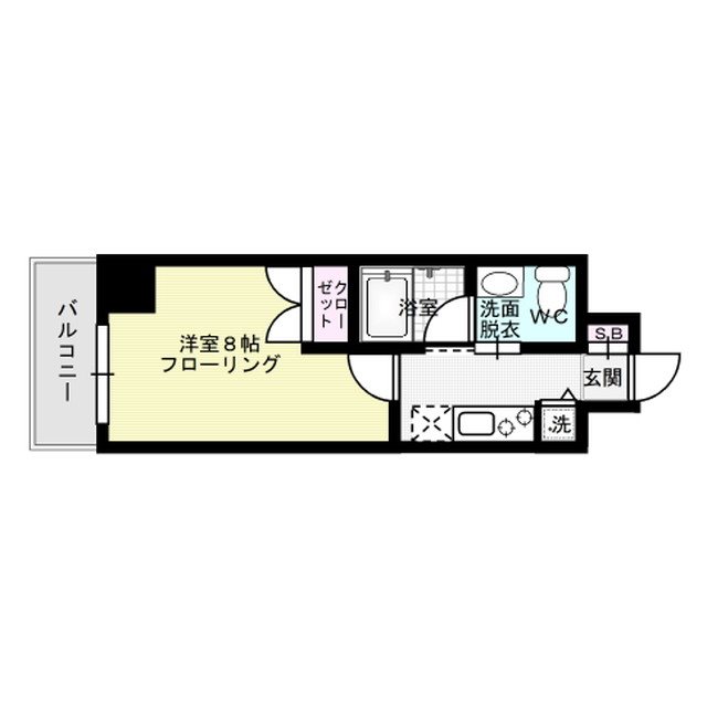 クレスティア天神サウス 間取り