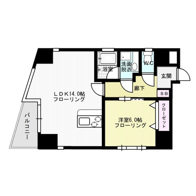 イーグル薬院参番館 間取り