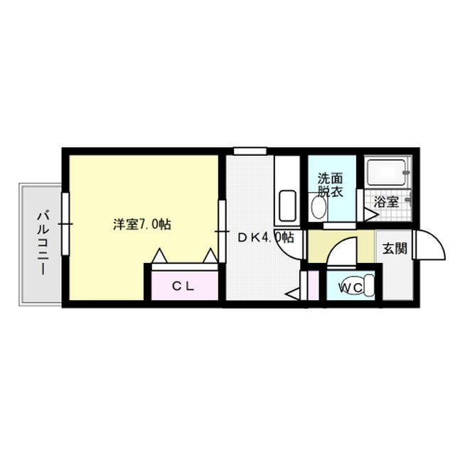 ウェルヴィラ大城 101号室 間取り