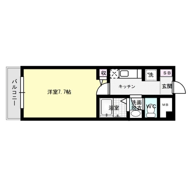 リーセント春町 211号室 間取り