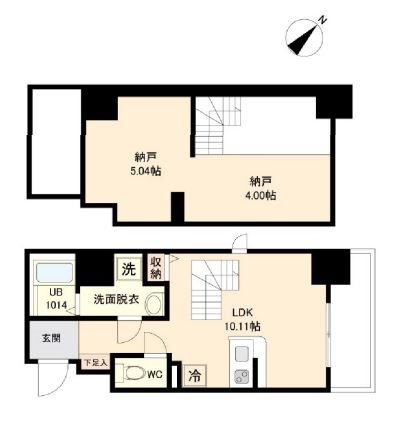 MODERN　PALAZZO天神東グランM　 間取り