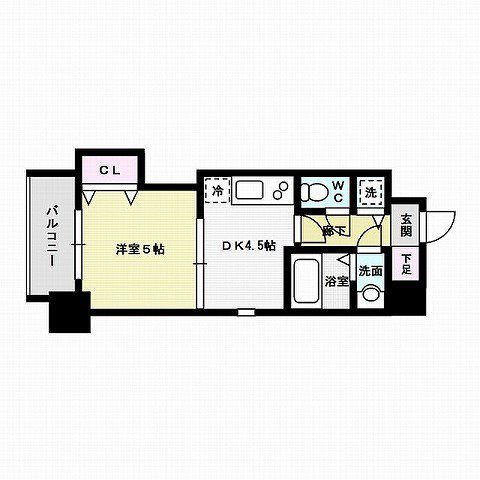 ローズモントフレア博多 間取り