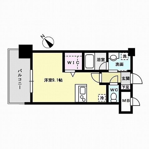 エンクレストベイサイド通り 間取り図