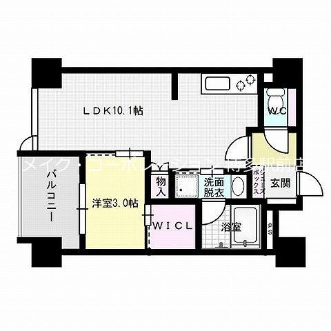 エトゥール博多駅北 間取り