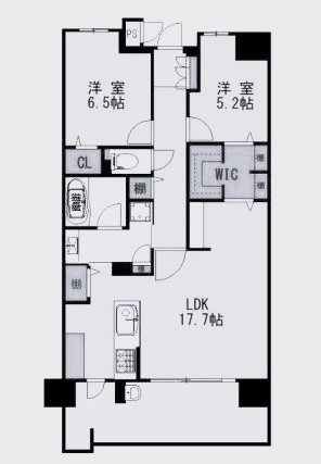 アソシア博多諸岡テラス 間取り