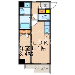 モダンパラッツォ大濠公園  間取り