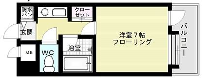 ピュアドーム天神アネックス 間取り