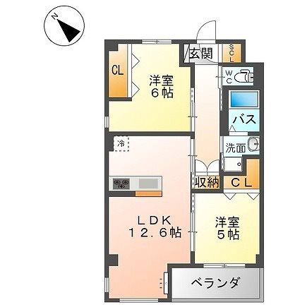 サンライズ小田部 間取り