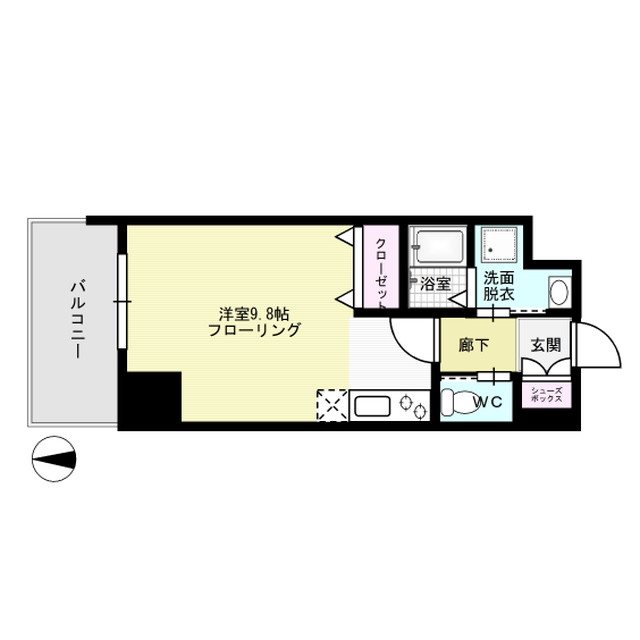 ジェイグランコート大濠公園 間取り
