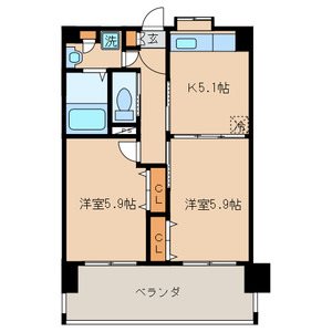 クリムゾン吉塚 間取り