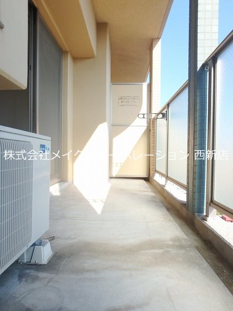 グランフォーレ西新 ベランダ