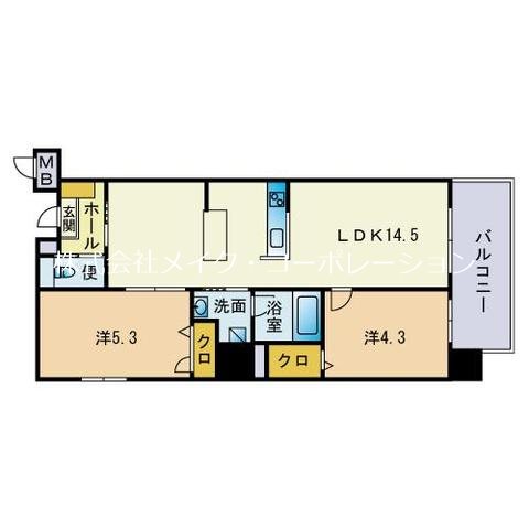 アーバンローズ薬院 間取り