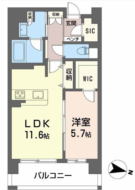 シャーメゾンステージBEFU 間取り