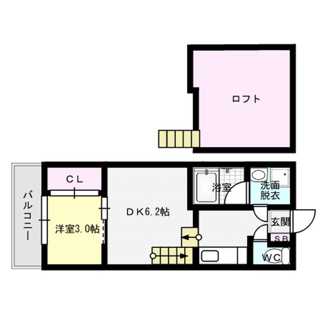 FAMILYSTAGE桜ヶ丘 203号室 間取り