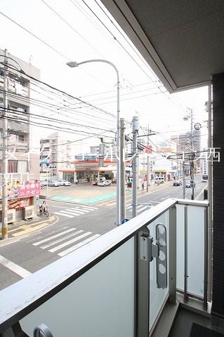 コンフォール西新 ベランダ