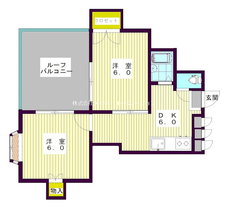 メジテラーネ薬院 間取り
