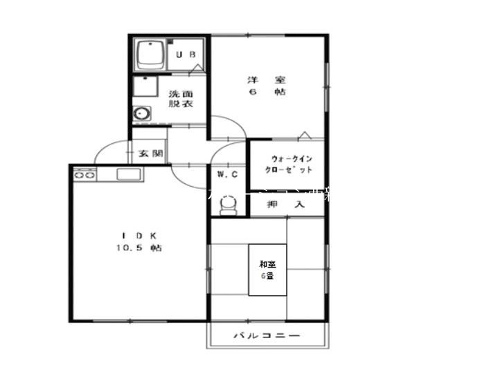 ユーコートばふばふ  間取り