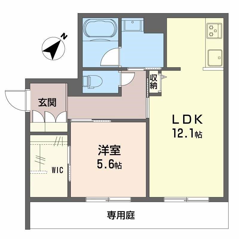 間取り スパシオコモド春日原 間取り図
