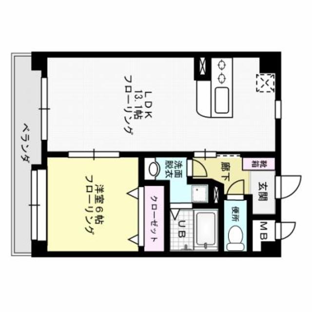 ホープSパレス 202号室 間取り