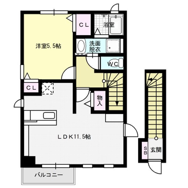 ストリーム多の津 間取り