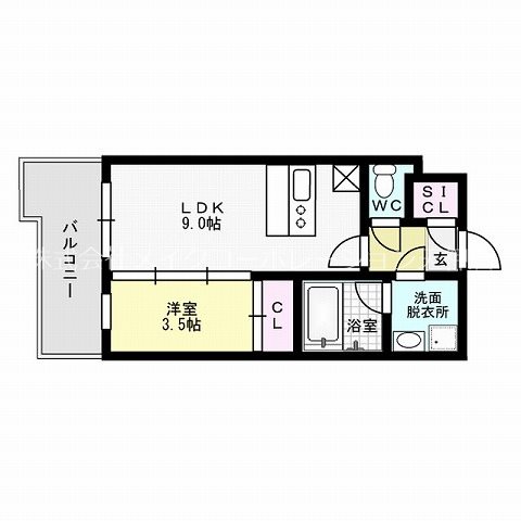 ラファセベルシード博多 間取り