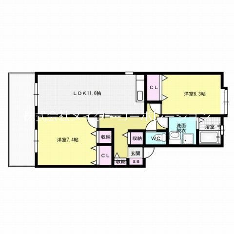 フィオーレ油山 間取り