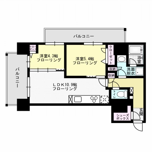 ルキシア薬院 間取り