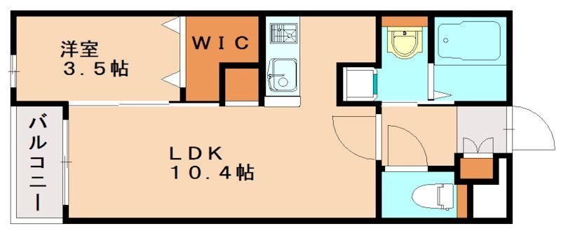 Y's Nishijin【Bタイプ】 間取り