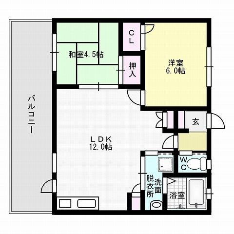 グラントープ道頓堀 間取り