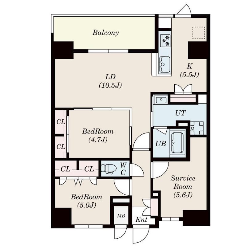 S-RESIDENCE伊都Attirant 間取り