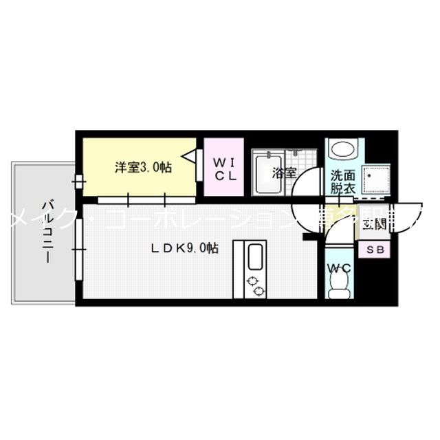 LANDIC Y138 間取り