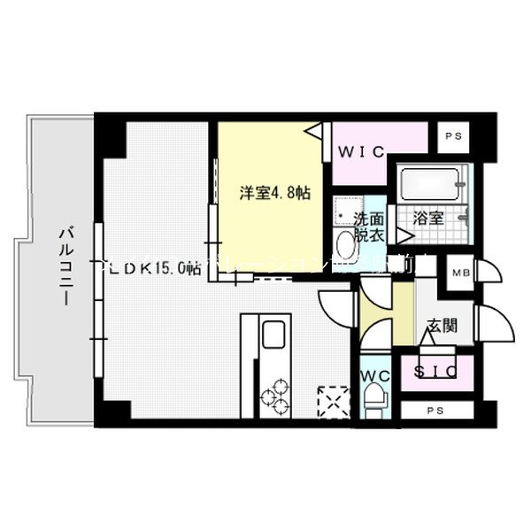 ピスケス東比恵 間取り