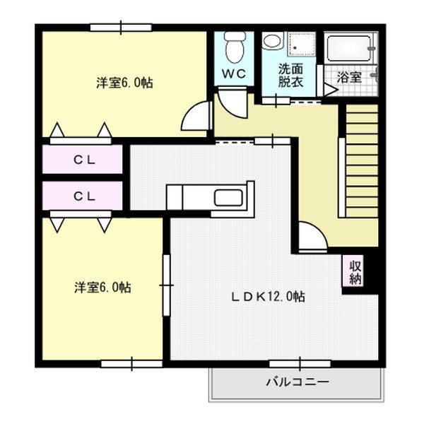 ORANGEⅢ 間取り