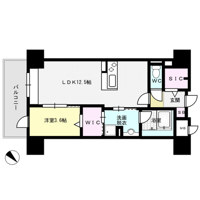 リーブル博多駅前 間取り図