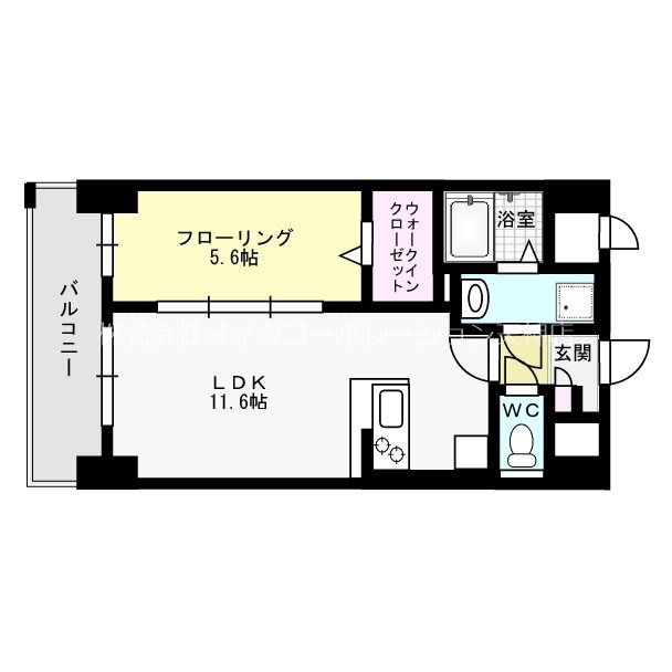カーサビアンカ西公園  間取り