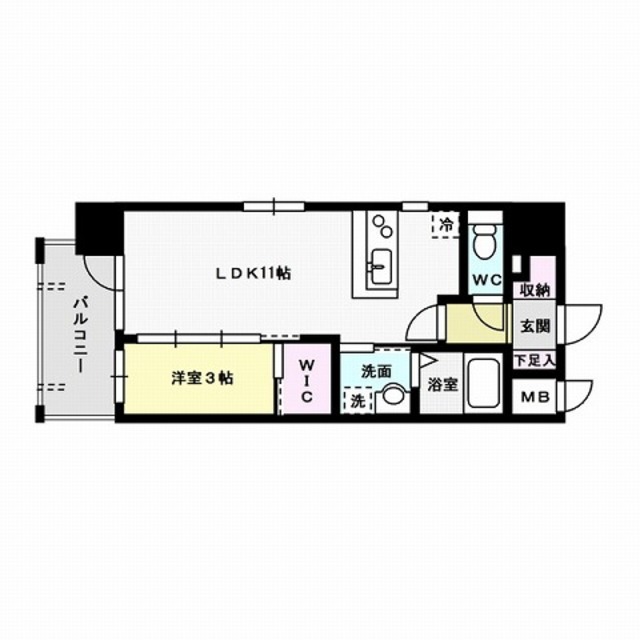 ネストピア博多駅前Ⅲ 間取り