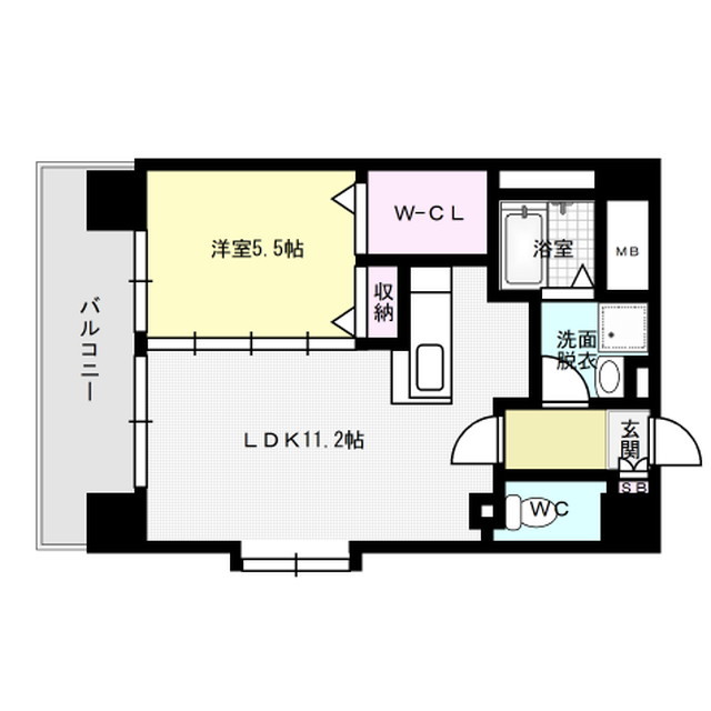 サングランテ博多駅南 間取り