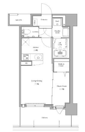 ネストピア博多グランドステージⅢ 間取り