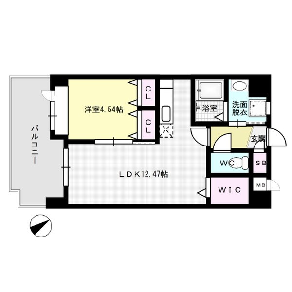 SOPHIA21 202号室 間取り