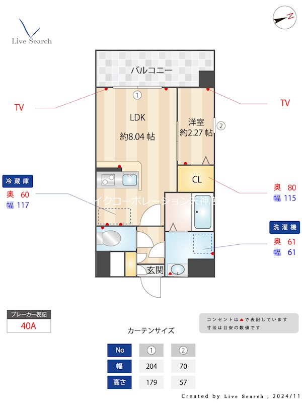 パグーロ西新南  間取り