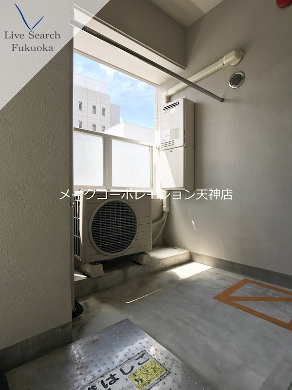 サンクス渡辺通  ベランダ