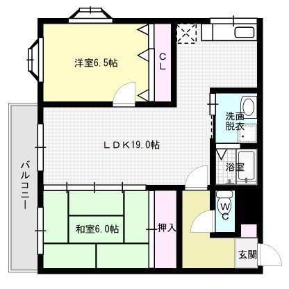 プレジデント七隈 間取り