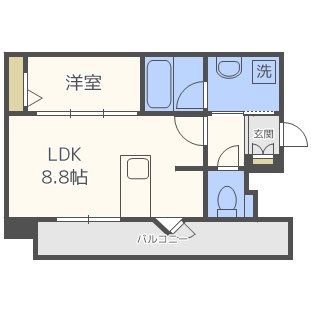 ヴィラージュ県庁前参番館 間取り