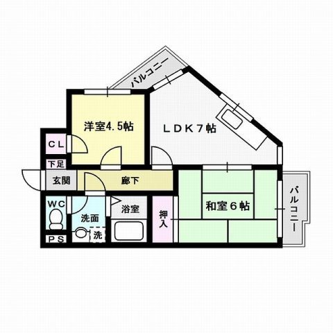 パールマンション長尾 間取り
